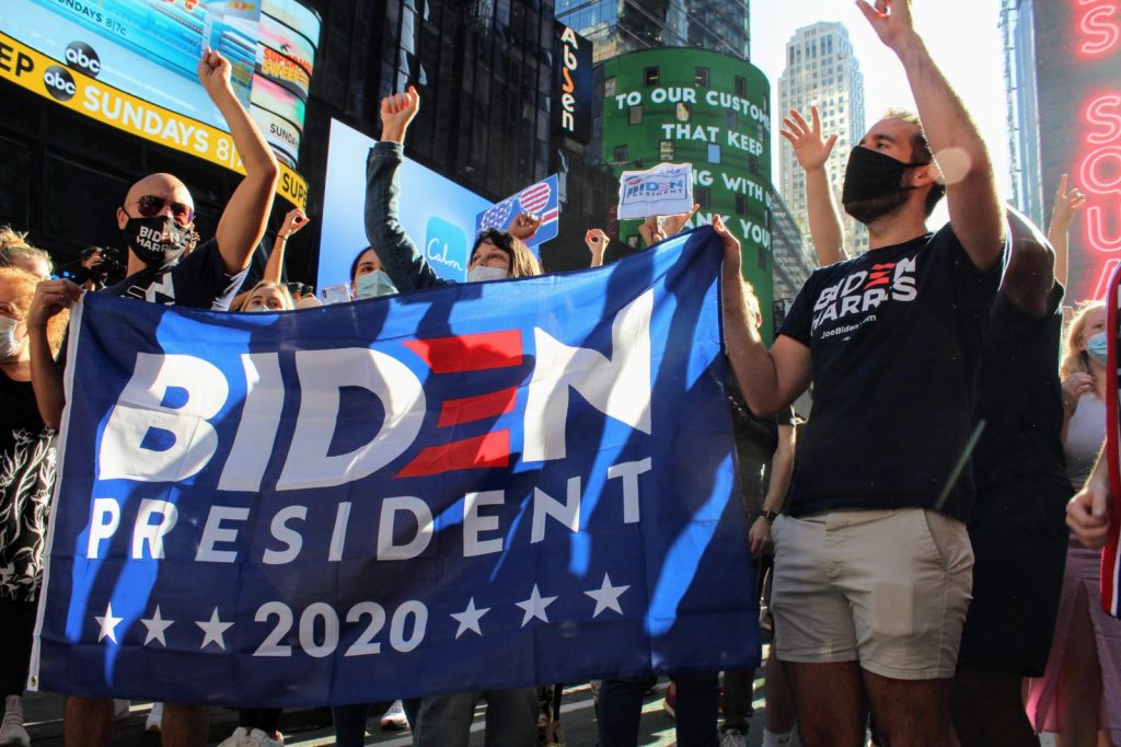CELEBRACION DEL TRIUNFO DE JOE BIDEN