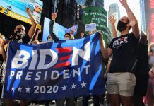 CELEBRACION DEL TRIUNFO DE JOE BIDEN