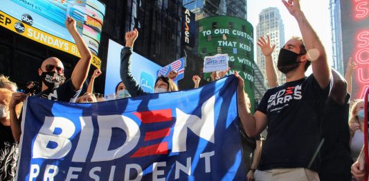 CELEBRACION DEL TRIUNFO DE JOE BIDEN