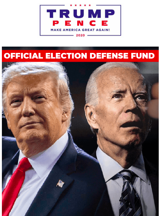 Trump y Biden.