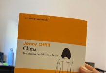 Jenny Offill: "Escribiendo 'Clima' pensé mucho en el fin del mundo" Jenny Offill