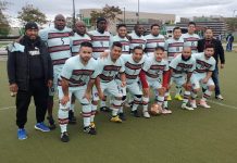 Los integrantes del Riverside F.C. .