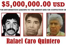 Caro Quintero, de gran capo en los años 80 a el más buscado hoy por la DEA Rafael Caro Quintero.