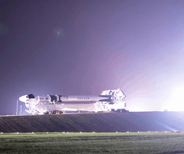 Cohete Falcon 9.