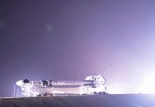 Cohete Falcon 9.
