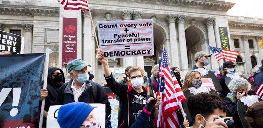 protestas en Nueva York