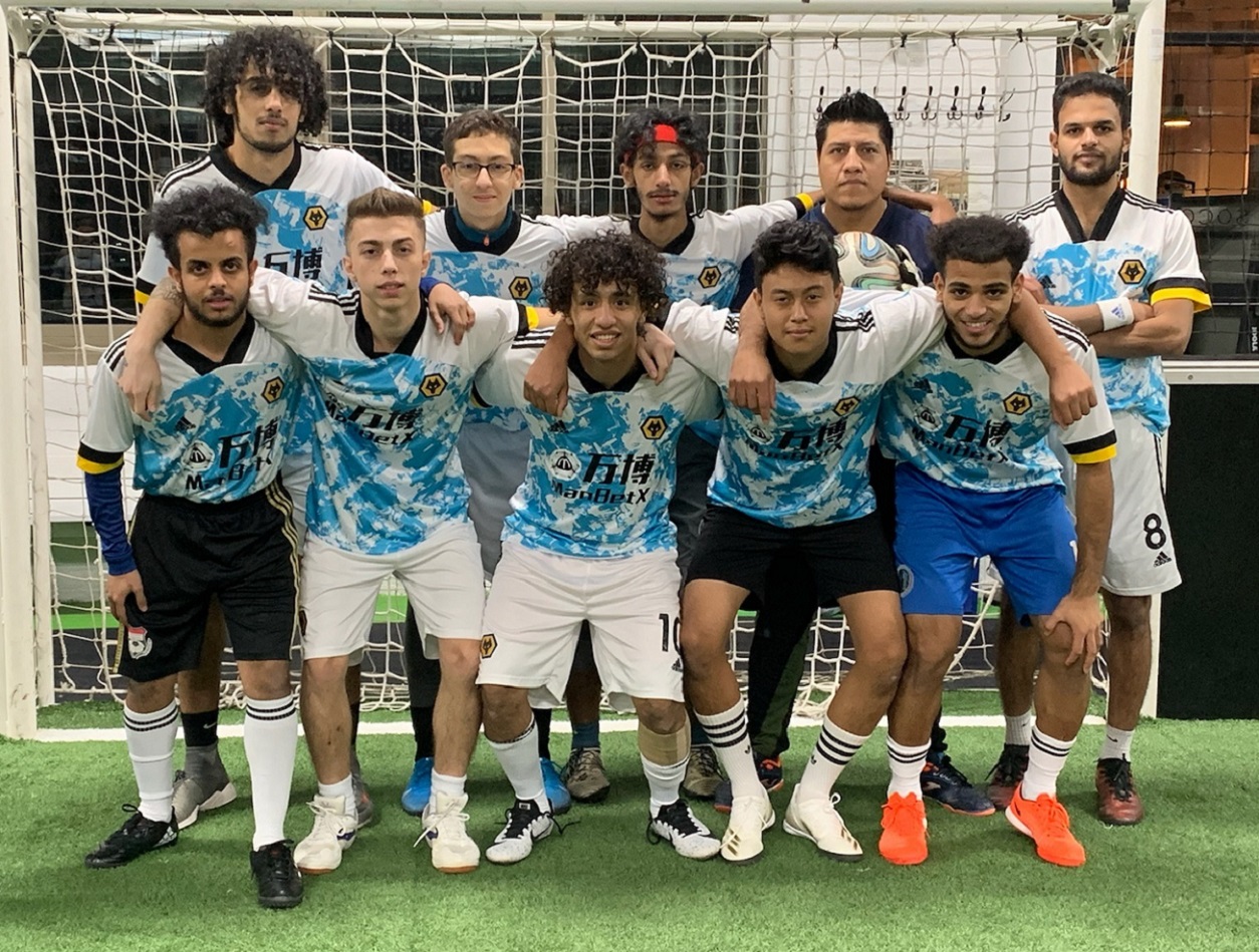 Integrantes del sexteto Wolves F.C.