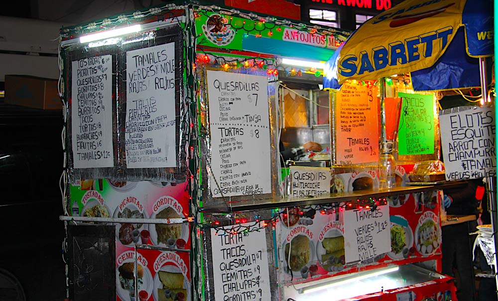 CARRITO DE COMIDA DECORADO