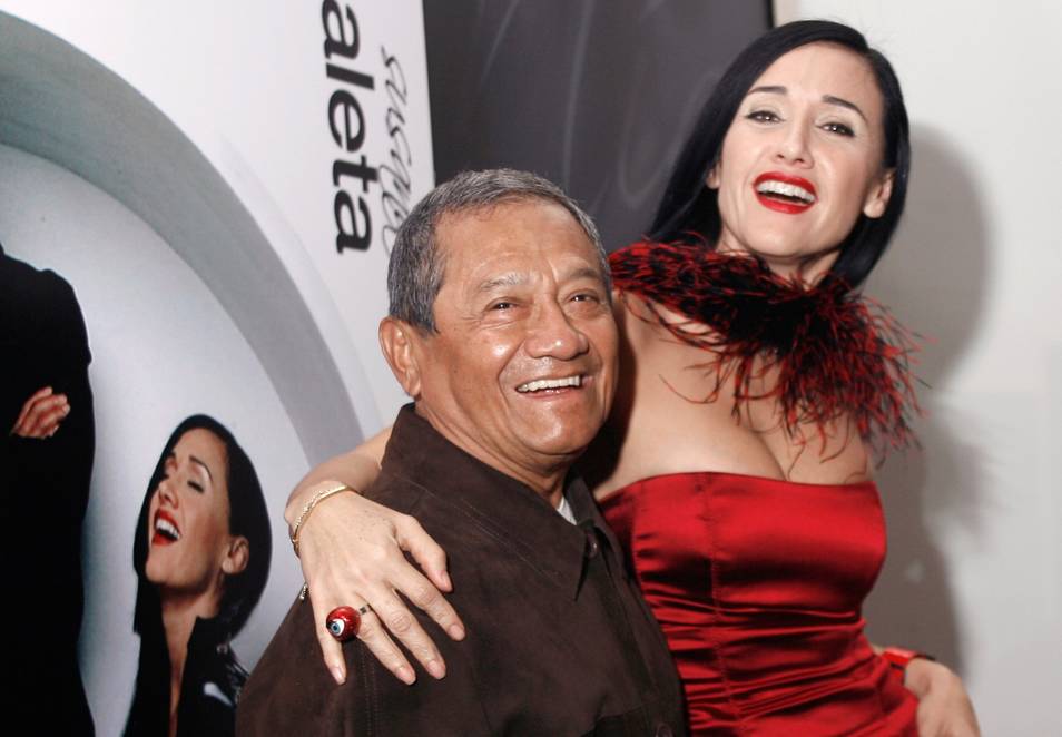 Armando Manzanero y Susana Zabaleta.