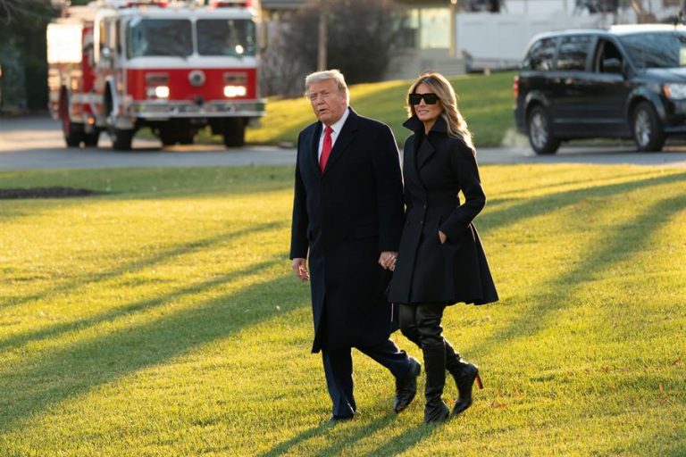 Donald Trump y Melania Trump.