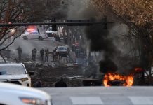 Policía cree haber encontrado restos humanos en explosión de Nashville explosión de Nashville