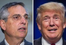 Brad Raffensperger y Trump