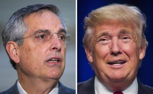 Brad Raffensperger y Trump