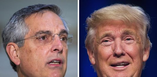 Brad Raffensperger y Trump