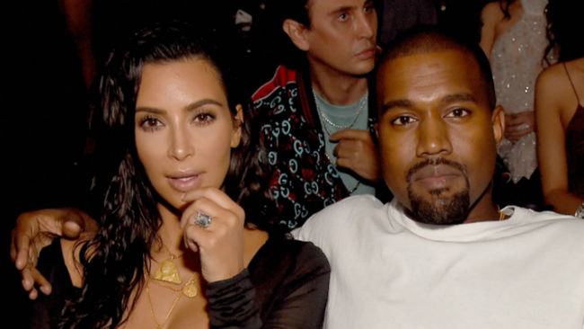 Kanye West y Kim Kardashian