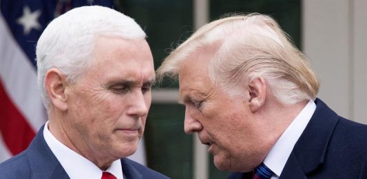 Mike Pence y Trump