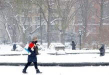 Nueva York suspende clases y vacunación ante la llegada de una gran nevada nevada