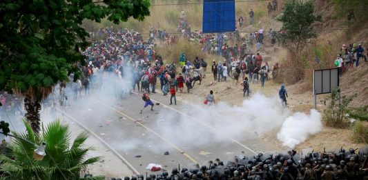 caravana de inmigrantes