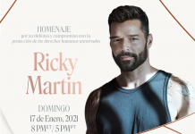Ricky Martin recibirá reconocimiento durante los Premios Internacionales de La Paz Ricky Marti