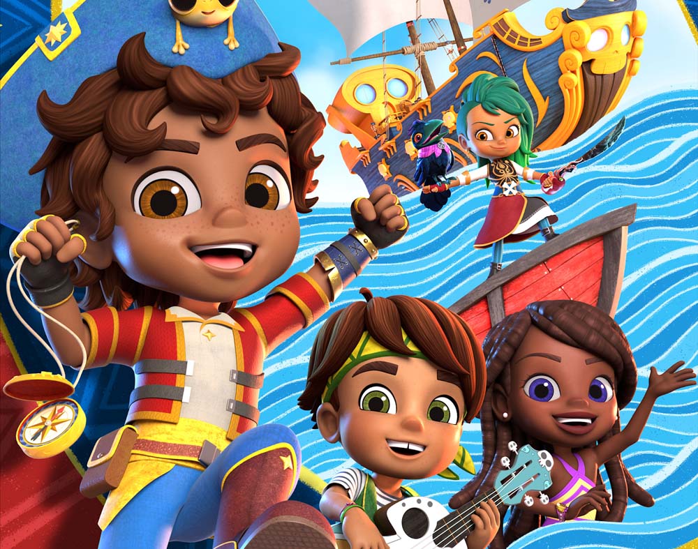 Portada de la serie de Nickelodeon, &ldquo;Santiago of the Seas&rdquo;.