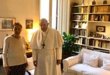 Edith Bruck y el papa Francisco