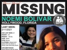 Sigue la búsqueda de joven hispana con autismo desaparecida en Florida Noemi Bolívar