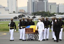 restos del expresidente ecuatoriano Gustavo Noboa Bejarano