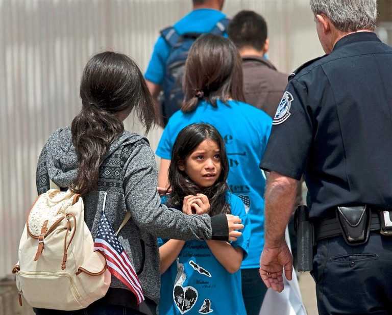 migrantes en la frontera