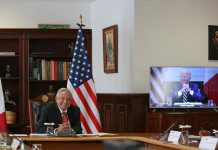 Biden es el "presidente migrante" y causa "expectativas", dice López Obrador Andrés Manuel López Obrador (i) y su homólogo de Estados Unidos, Joe Biden