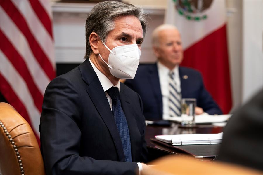 Blinken habla con Guaid&oacute;