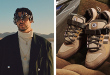 Bad Bunny y zapatilla