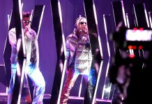 Jhay Cortez (L) and Bad Bunny