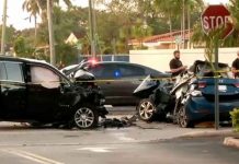 Joven que mató a cuatro personas se entrega en Miami accidente
