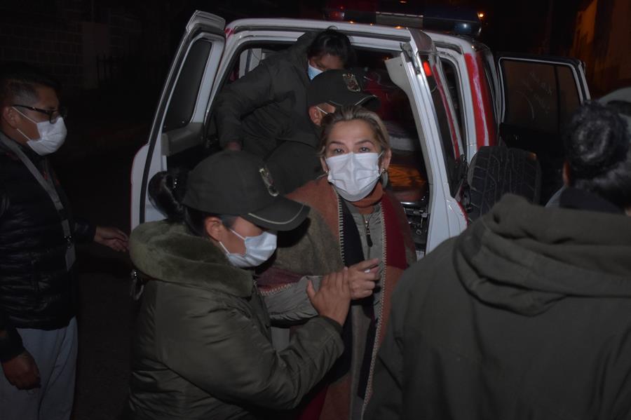 La expresidenta interina de Bolivia Jeanine Áñez Jeanine Áñez