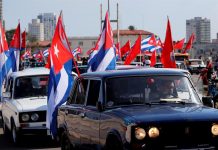 Una caravana pide el fin del embargo de EE.UU. sobre Cuba caravana Cuba