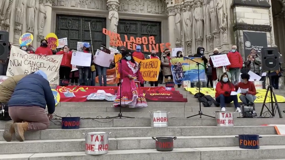 Trabajadores inmigrantes inician ayuno en Nueva York con la campa&ntilde;a "Ayuno para los olvidados". 