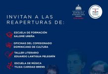 Invitación a la reapertura virtual del Comisionado Dominicano de Cultura invitación a evento