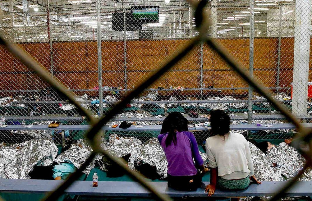 niños migrantes detenidos. niños migrantes