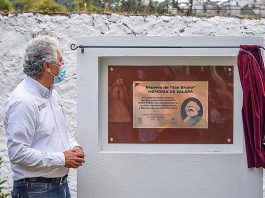 placa del pensador Karl Marx