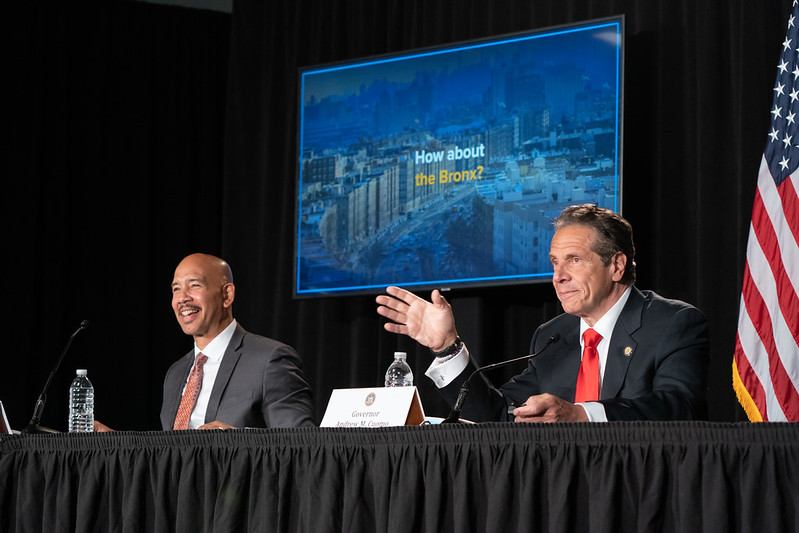 ANDREW CUOMO Y RUBEN DIAZ JR.