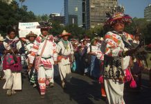 Movimiento indígena por la marcha del 21 de mayo del 2021 Grupos indígenas