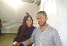 William Vargas y su novia Sara
