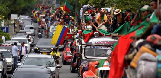 protestas de Colombia