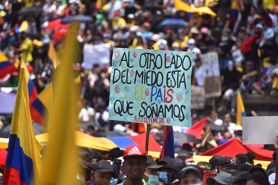 protestas en Colombia
