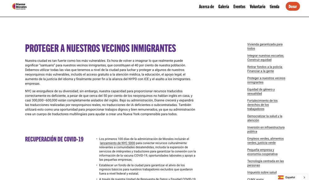 Dianne Morales propuestas