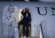Kamala Harris llega a México procedente de Guatemala Kamala Harris