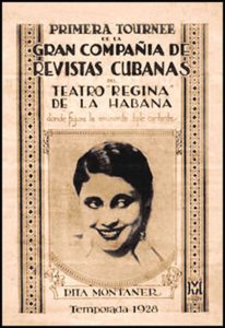 Programa de mano de la Gran Compañía de Revistas Cubanas del Teatro Regina de La Habana, 1928 .