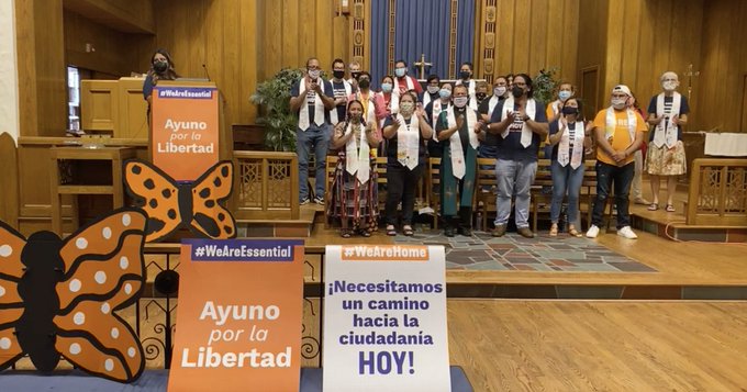 Termina ayuno por la ciudadanía inmigrantes