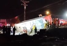 Accidente de autobús deja siete muertes en la mexicana Baja California accidente de autobús