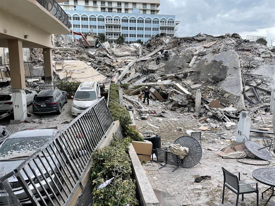derrumbe de edificio
